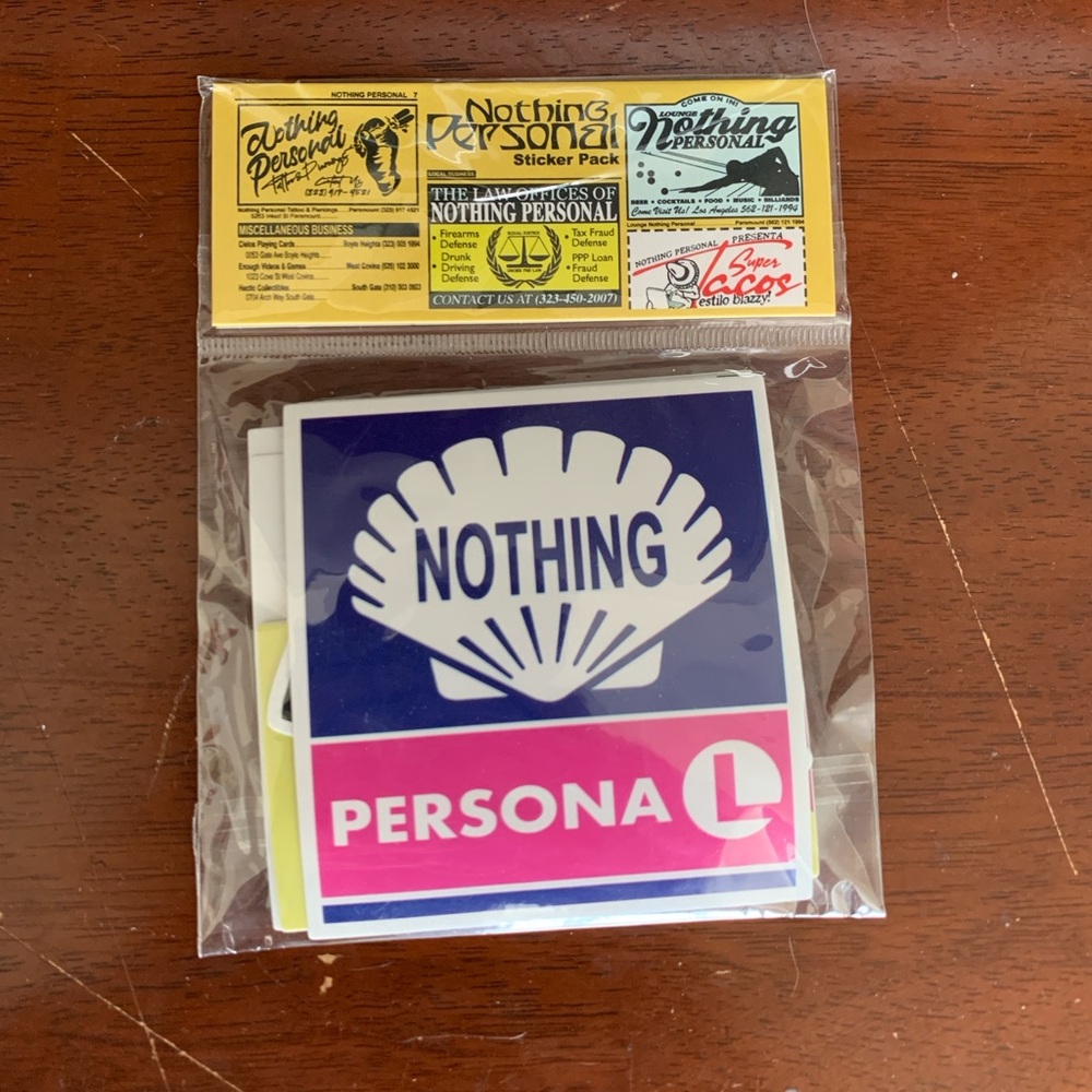 Nothing Personal Sticker Pack